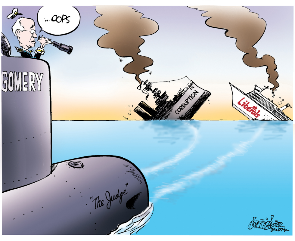 gomery report sinks Liberals