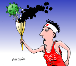 TOKYO 2020 POSTPONED by Arcadio Esquivel