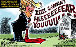 TRUMP APPLAUSE by Milt Priggee