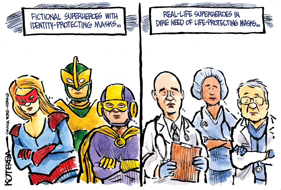 Masks Needed for Real-Life Superheroes