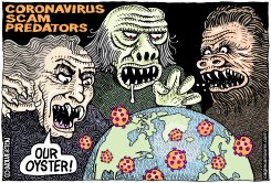CORONAVIRUS SCAM PREDATORS by Monte Wolverton