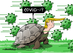TRUMP AND THE EMERGENCY by Arcadio Esquivel