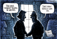 ISOLATED ELDERLY by Joe Heller