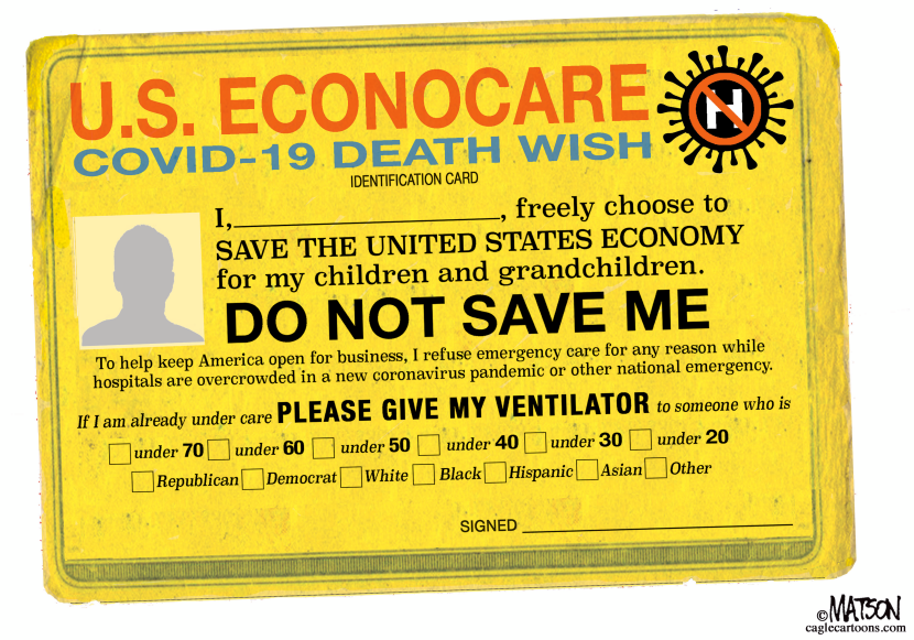 Save The Economy Health Card