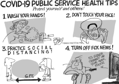 COVID PSA by Pat Bagley