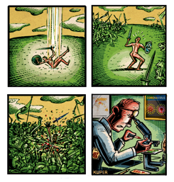 CURE FOR CORONAVIRUS by Peter Kuper