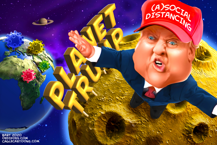 Social Distancing Trump