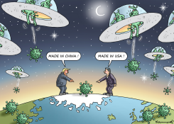 CORONAVIRUS BLAME GAME by Marian Kamensky