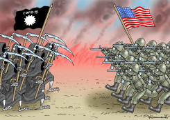 ATTACKING COVID 19 by Marian Kamensky