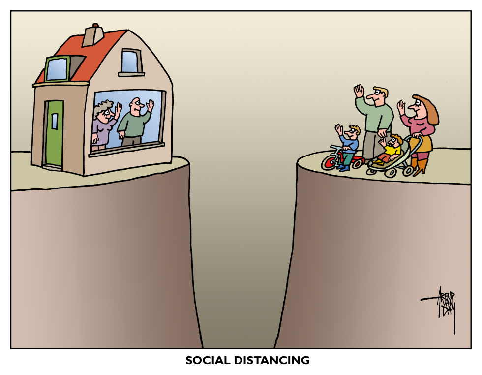 social distancing family