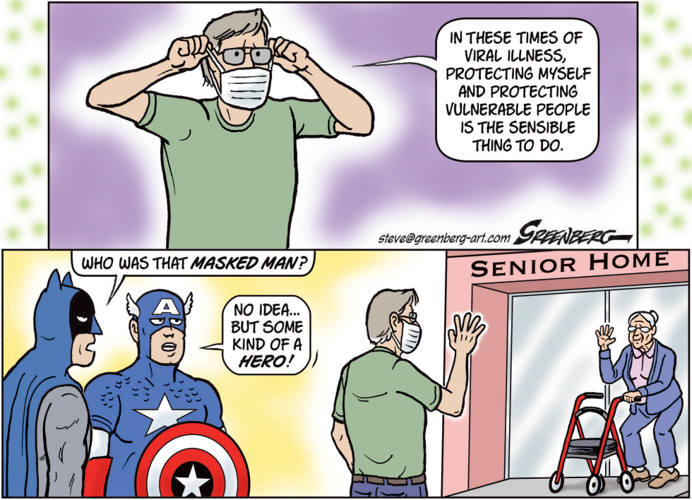 Virus mask hero