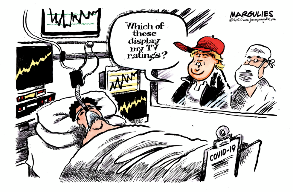 Coronavirus and Trump TV Ratings