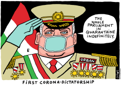 CORONA DICTATORSHIP IN HUNGARY by Schot