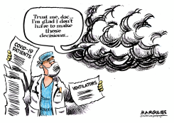 VENTILATOR SHORTAGE by Jimmy Margulies