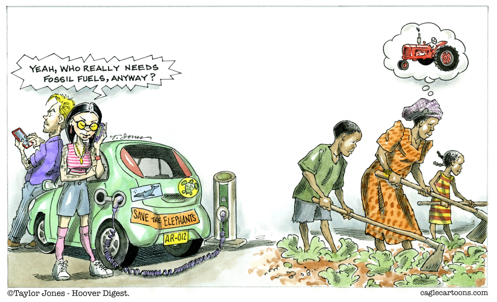 Fossil fuels conundrum