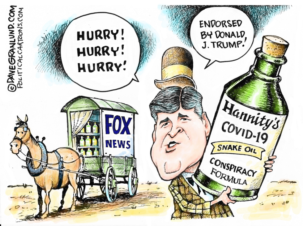 Hannity snake oil