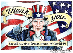 FRONT LINES COVID-19 by Dave Granlund