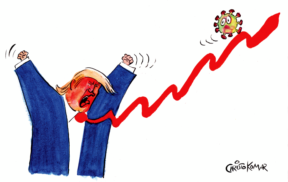 Trump scares the Virus