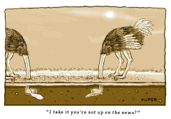 UP ON THE NEWS by Peter Kuper