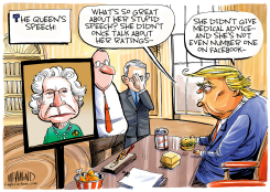 THE QUEEN'S SPEECH by Dave Whamond