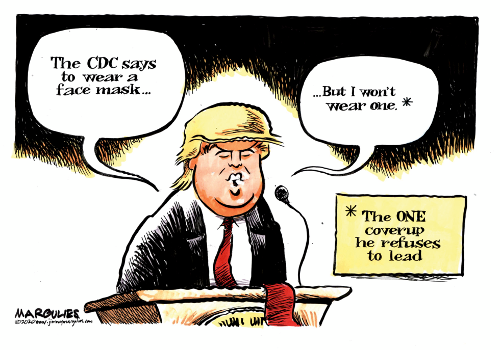 Trump and Face masks