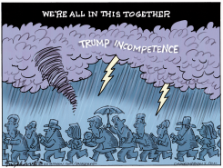 INCOMPETENT TRUMP by Bob Englehart