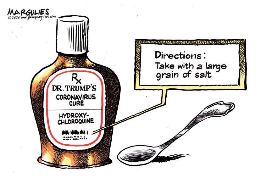 Trump Plugs Coronavirus Cure
