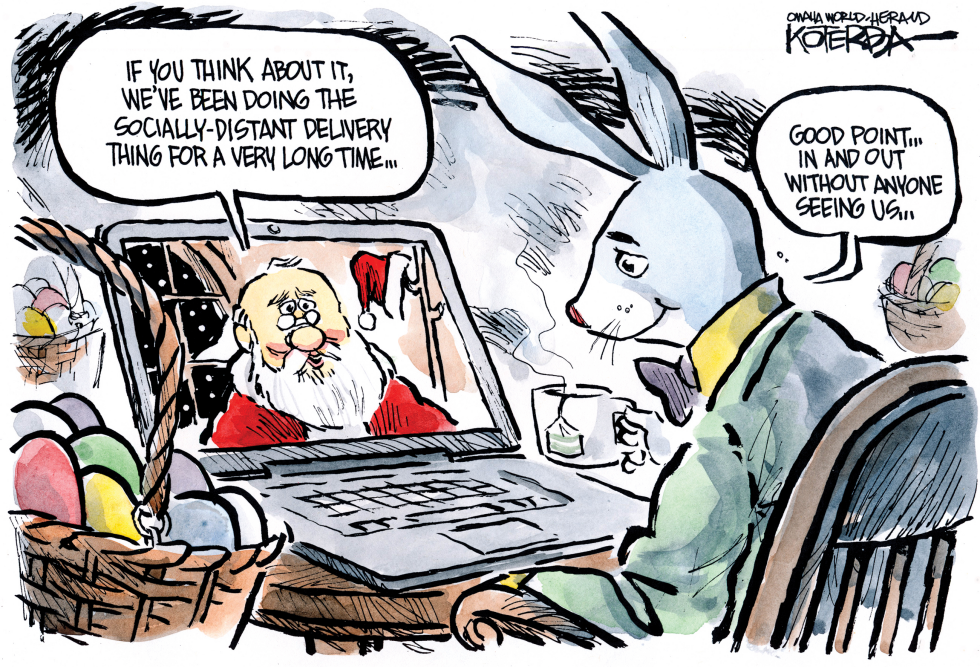 Easter Bunny's Zoom Call