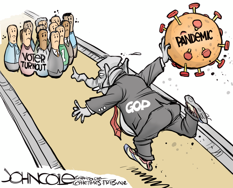 GOP pandemic vote suppression