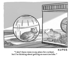 QUARANTINE HAMSTER by Peter Kuper