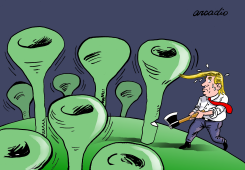 EXTERMINATION OF THE VIRUS by Arcadio Esquivel