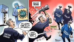 HUNGARY AUTHORITARIAN WAY by Paresh Nath