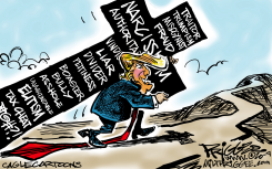 TRUMP CROSS by Milt Priggee