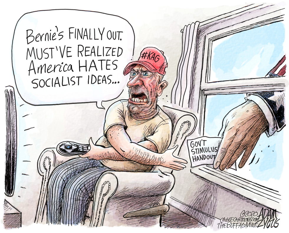 Bernie's out