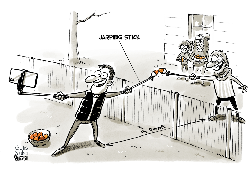 Egg jarping in Easter
