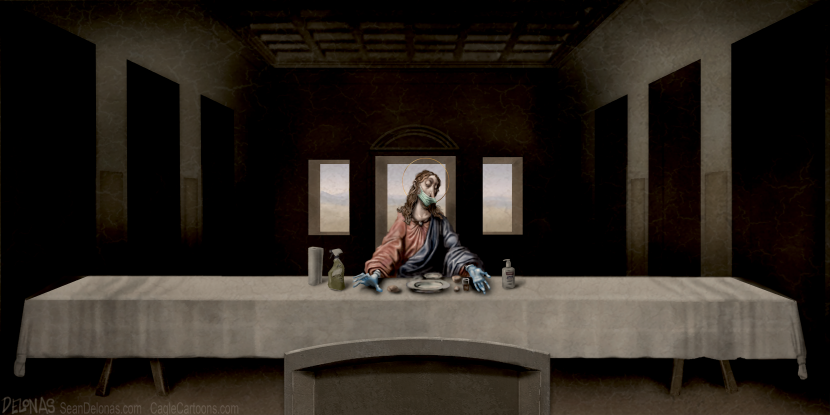 CoronaVirus Last Supper Easter