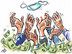 CAPITALISM IN TIME OF CORONA by Osama Hajjaj