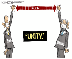 BIDEN AND SANDERS by John Cole