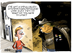 THE PUSHER by Dave Whamond