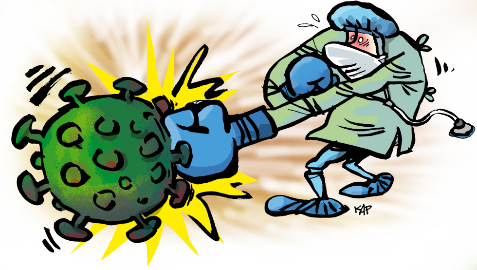 Fighting the virus