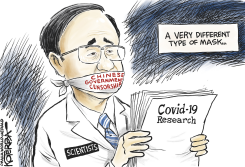 CORONAVIRUS CENSORSHIP IN CHINA by Jeff Koterba