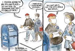 I VOTED BY MAIL by Jeff Koterba
