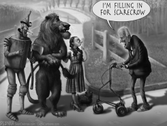  WIZARD OF OZ BIDEN by Sean Delonas