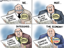 ECONOMY FIRST by Kevin Siers