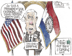 BAN THE REPORTERS by John Darkow