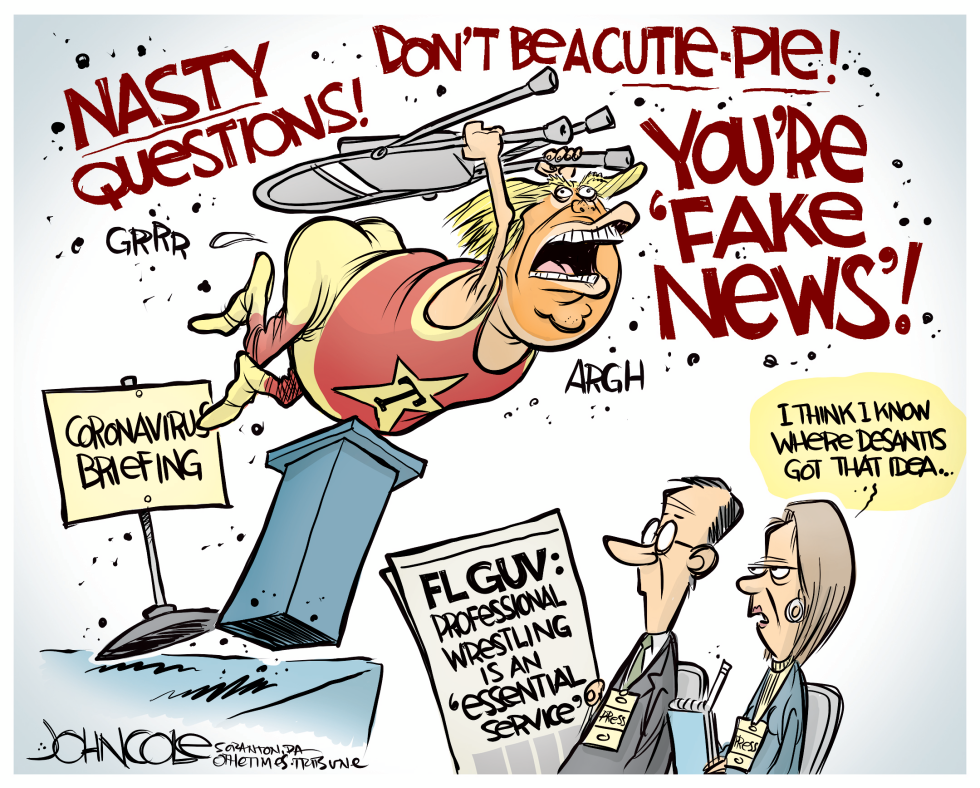Trump coronavirus briefings