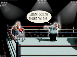 BIDEN CHALLENGER by Sean Delonas