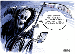 TRUMP WANTS TO END THE SHUTDOWN IN THE WORST WAY by Dave Whamond
