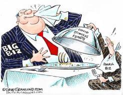 COVID19 FUNDS AND SMALL BIZ by Dave Granlund