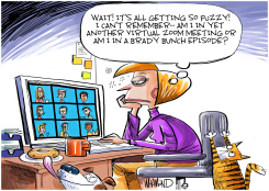 ZOOM WORK FROM HOME by Dave Whamond